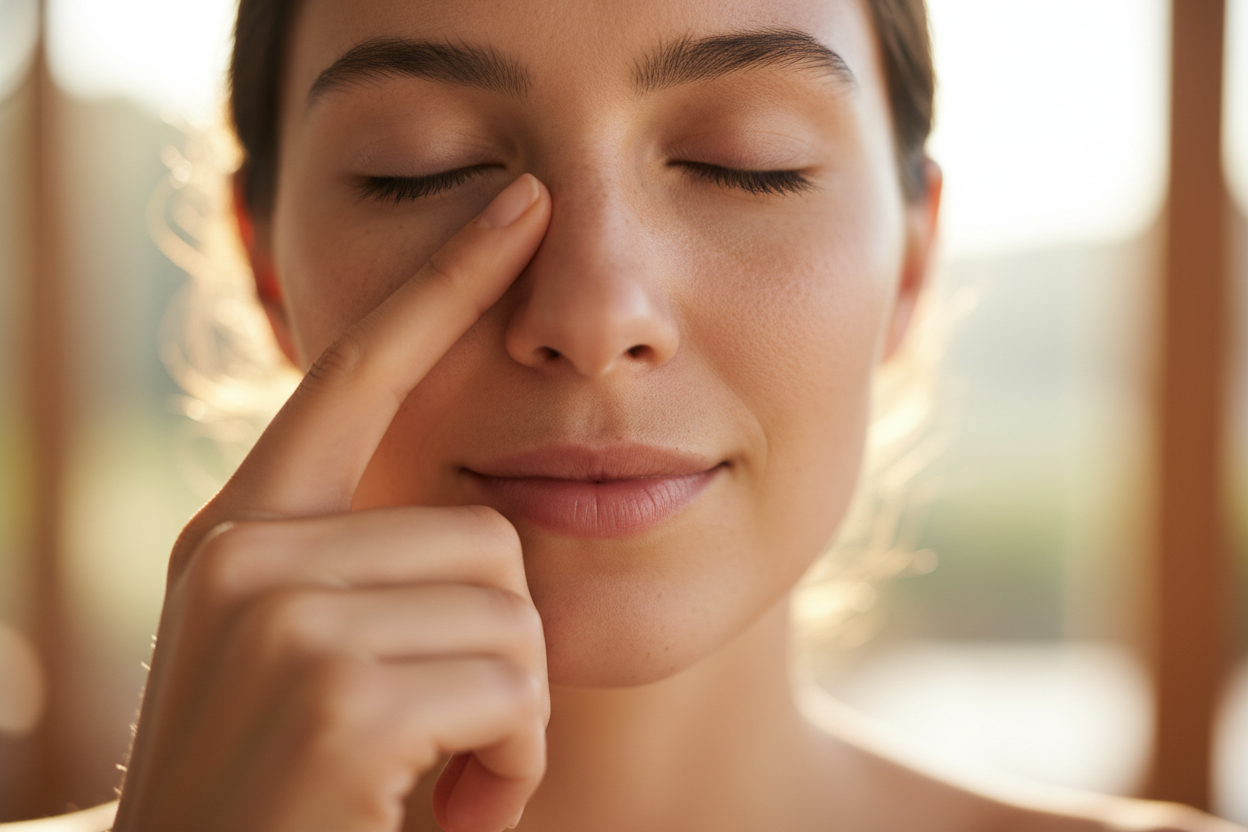 Le point d’acupression du nez pour mieux vivre la canicule